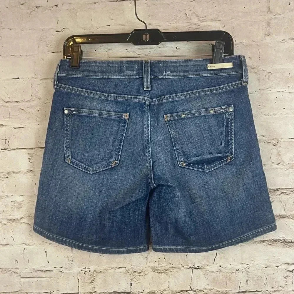 Anthropologie Pilcro and the Letterpress 26 Stet Denim Jean Shorts Distressed - Picture 7 of 8